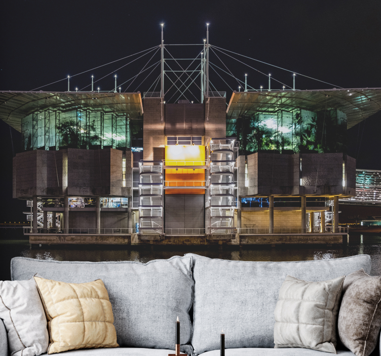 Fototapeta miasto futurystyczna architektura miejska - TenStickers