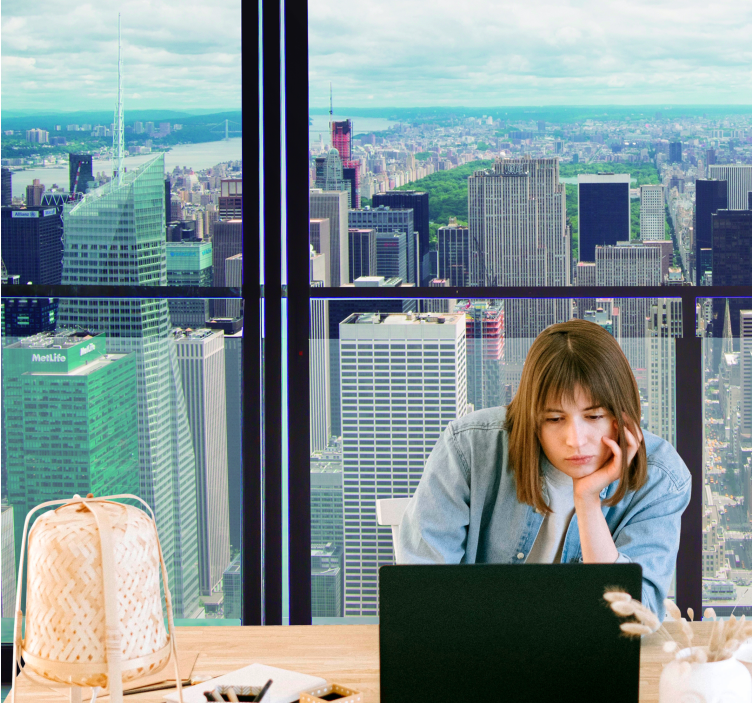 Fototapeta miasto nowy jork panorama - TenStickers