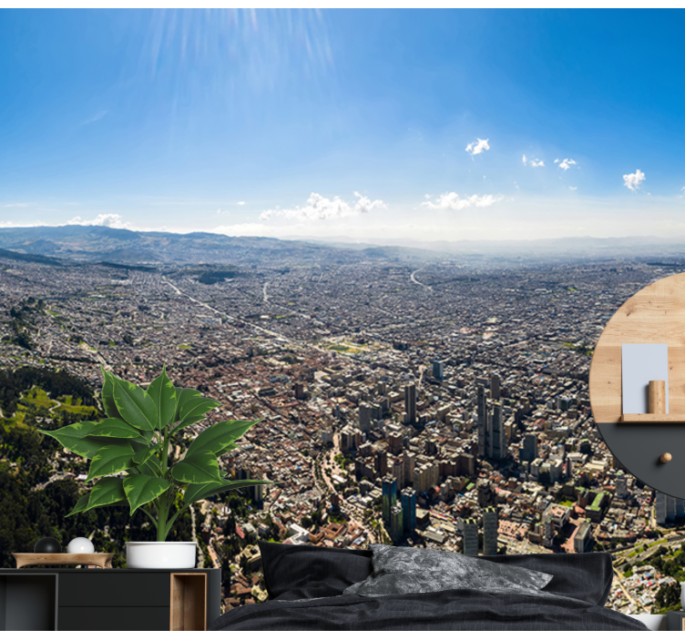 Fototapeta miasto pejzaż miejski bogoty - TenStickers