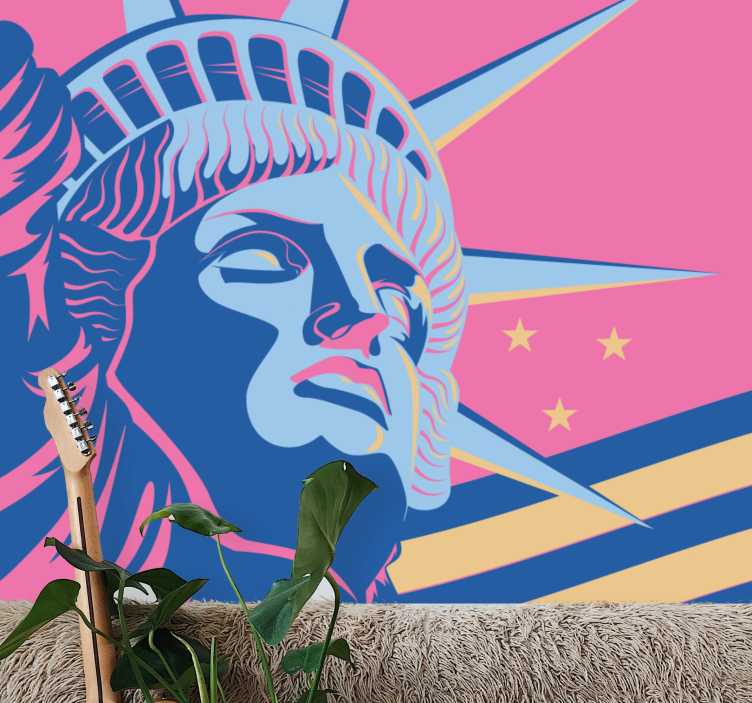 Fototapeta miasto pomnik wolności - TenStickers