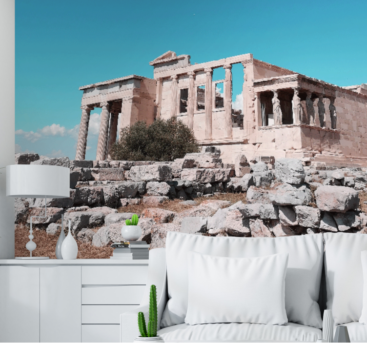Fototapeta miasto ruiny starożytnej Świątyni - TenStickers