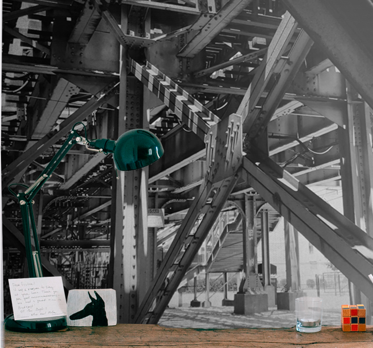 Fototapeta miasto w stylu urbanistycznym - TenStickers