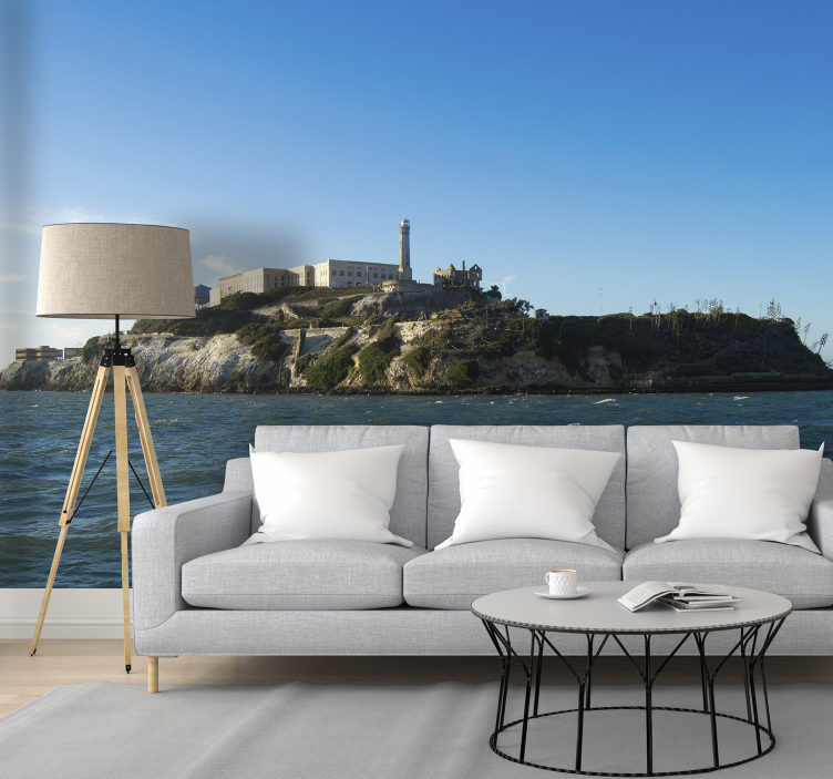 Fototapeta miasto widok na wyspę alcatraz - TenStickers