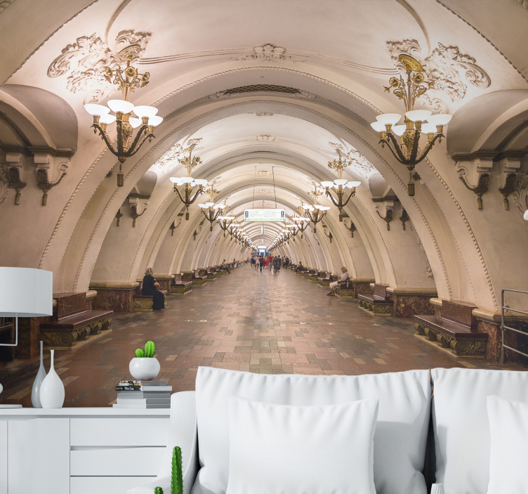 Fototapeta miasto wielkie przejście podziemne - TenStickers