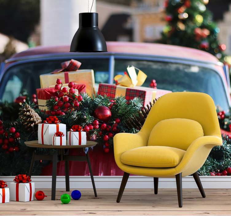 Fototapeta na boże narodzenie - Świąteczne prezenty - TenStickers