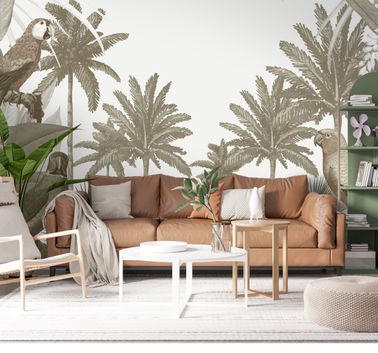 Fototapeta dżungla zabytkowa tropikalna fauna - TenStickers