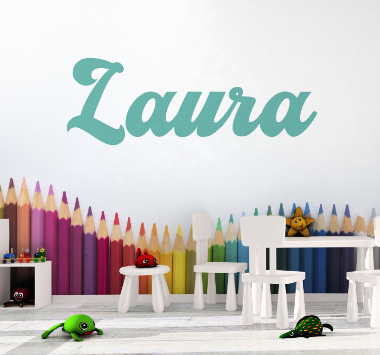 Fototapeta na zamówienie z imieniem pisanym kursywą - TenStickers