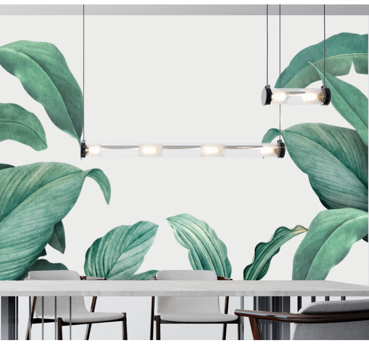 Fototapeta natura bujna kompozycja liści - TenStickers