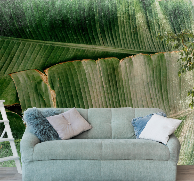 Fototapeta natura kolorowe liście w warstwach - TenStickers