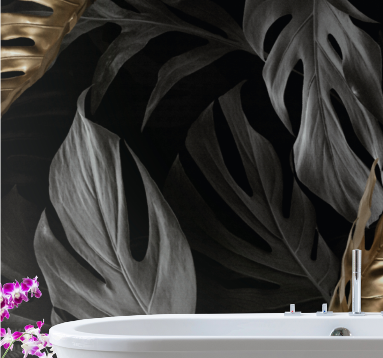 Fototapeta natura koncepcje tropikalnych liści - TenStickers