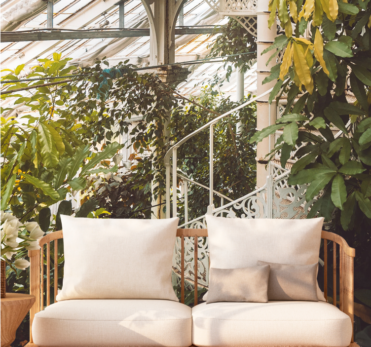 Fototapeta natura oaza bujnej zieleni - TenStickers