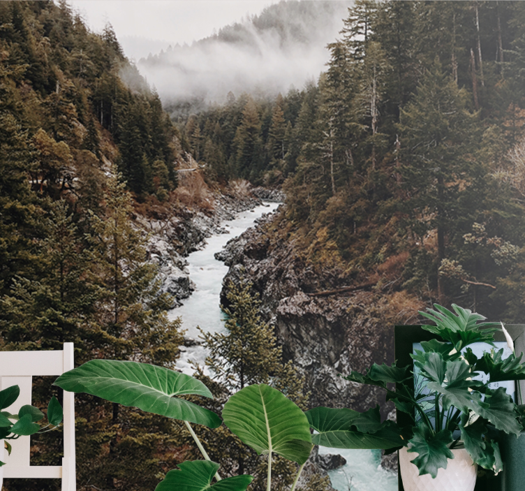 Fototapeta natura pejzaż majestatycznej rzeki - TenStickers