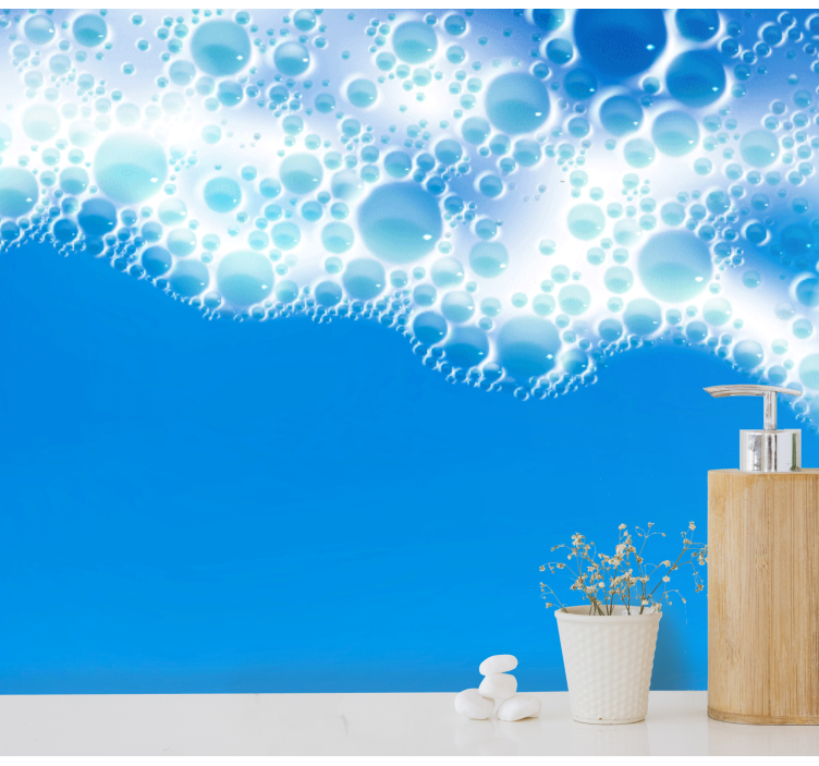 Fototapeta natura wzór bąbelkowej fali - TenStickers