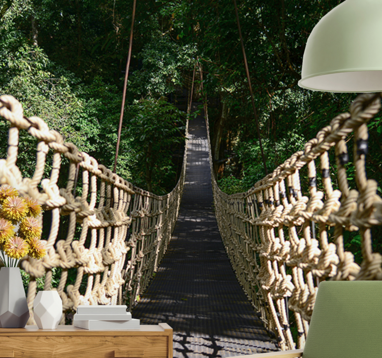 Fototapeta natura zawieszona Ścieżka w lesie - TenStickers