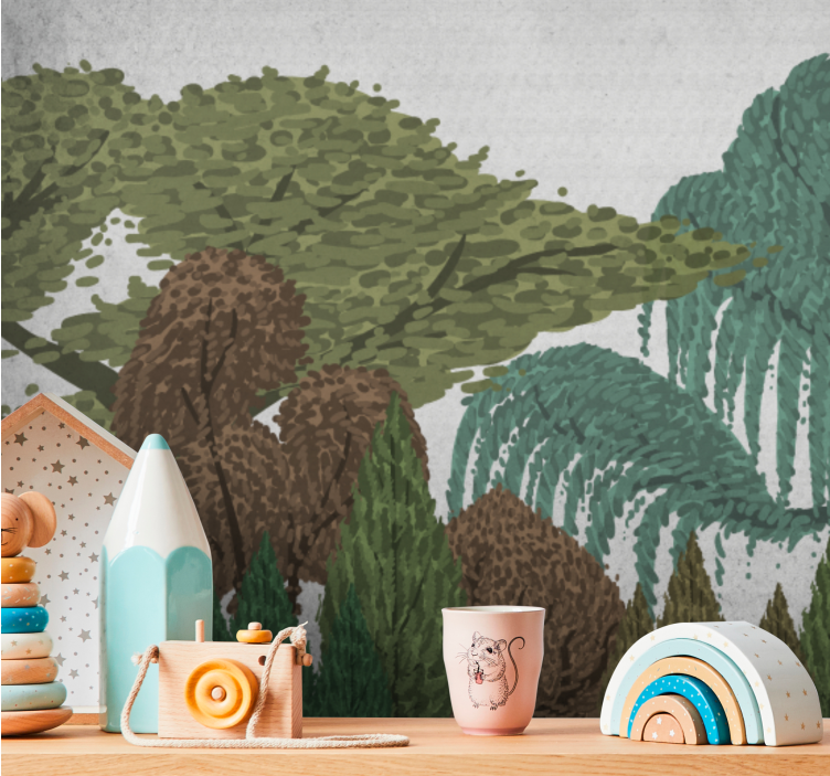 Fototapeta natura Żywe scenerie liściaste - TenStickers