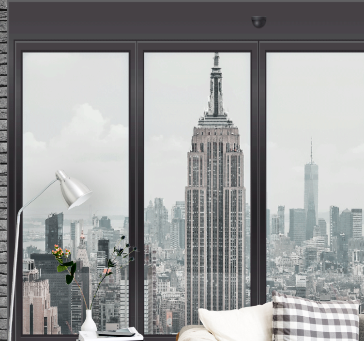 Fototapeta nowy jork panorama empire state - TenStickers