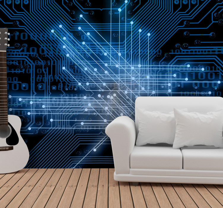 Fototapeta do sypialnia Połączenia - TenStickers