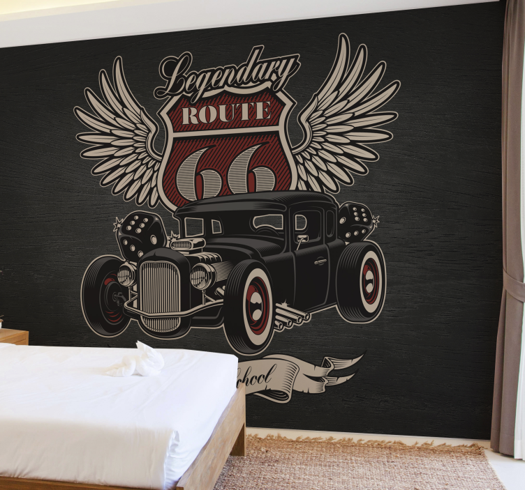 Fototapeta samochód trasa serwisowa - TenStickers