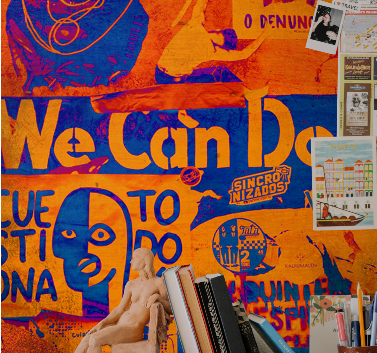 Fototapeta street art wyrażona siła - TenStickers