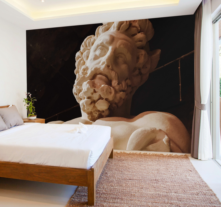 Fototapeta sztuka klasyczna detal klasycznej rzeźby - TenStickers