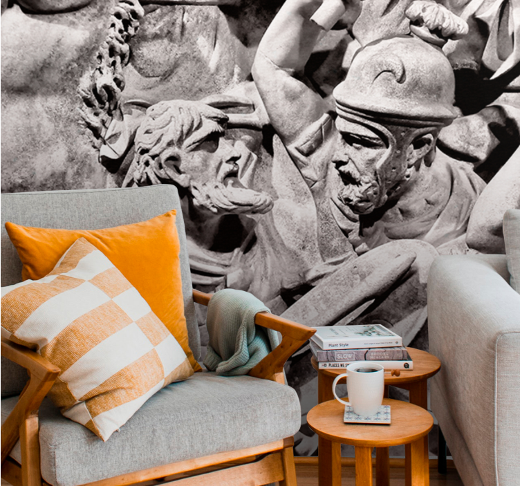 Fototapeta sztuka klasyczna scena starożytnej bitwy - TenStickers