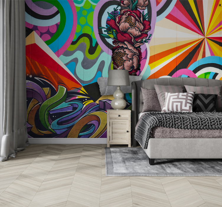 Fototapeta Graffiti sztuka miejska - TenStickers