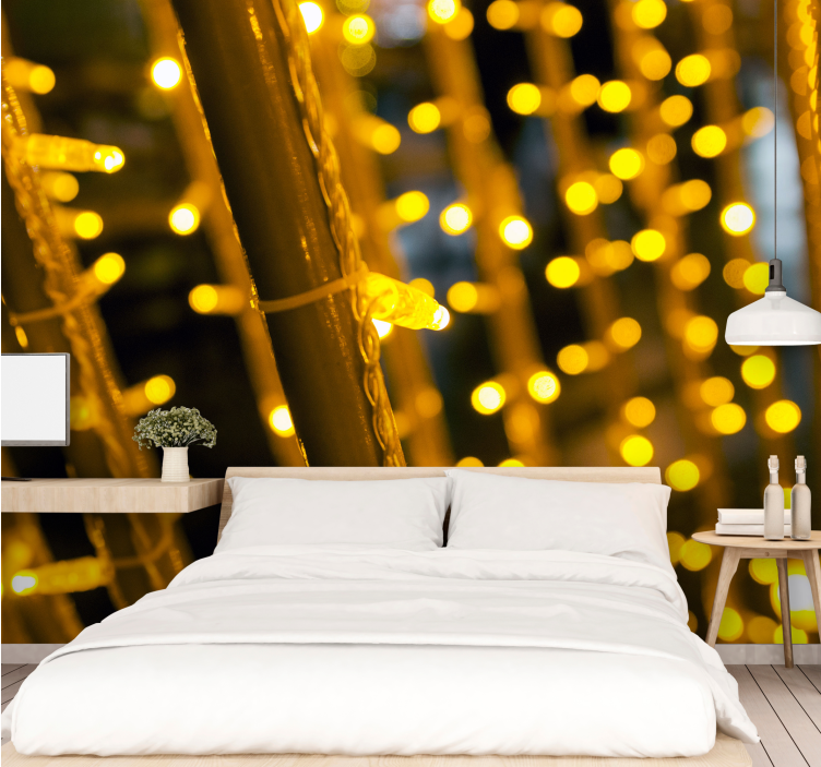 Fototapeta tekstury i wzory świecące wzory światła - TenStickers