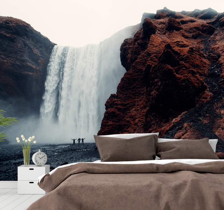 Fototapeta wodospad wielka panorama wodospadu - TenStickers