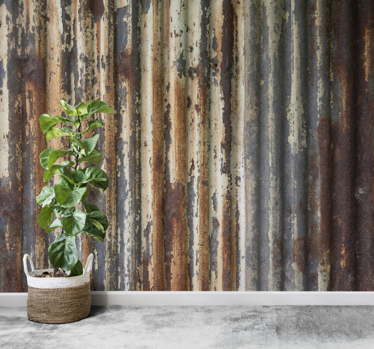 Fototapeta imitacja blachy - TenStickers