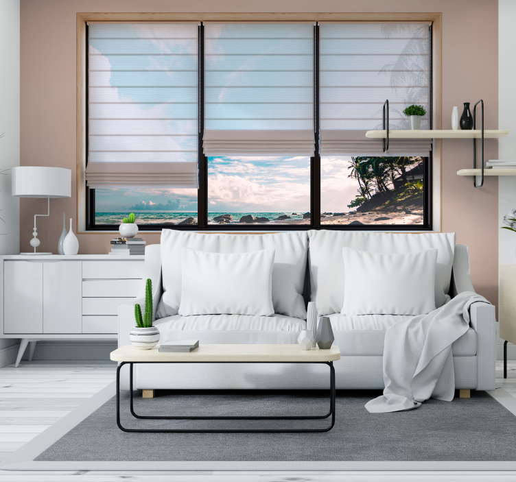 Fototapeta 3d efekt plaży - TenStickers