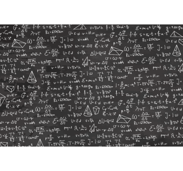 Fototapeta do pokoju młodzieżowego tablica matematyczna - TenStickers
