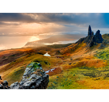 Fototapeta z krajobrazem Isle of Skye - TenStickers