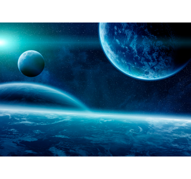 Fototapety z kosmosem do sypialni - TenStickers