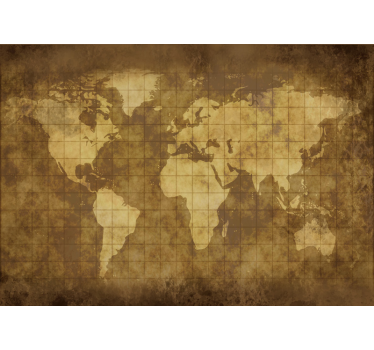 Fototapeta vintage mapa świata dla dzieci - TenStickers