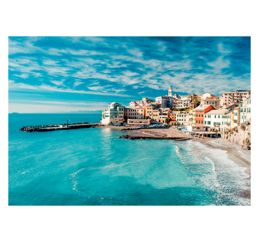 Fototapeta morze Santorini - TenStickers