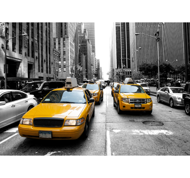 Fototapeta Nowy Jork taxi w mieście - TenStickers