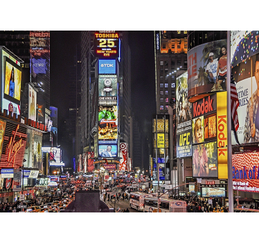 Fototapeta Times Square Nowy Jork horyzont - TenStickers