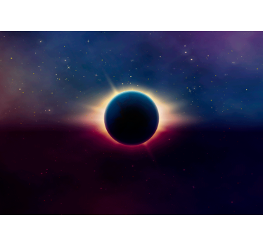 Fototapeta kosmos obecność zaćmienia - TenStickers