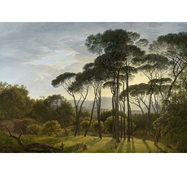 Fototapeta natura leśne promienie słońca - TenStickers