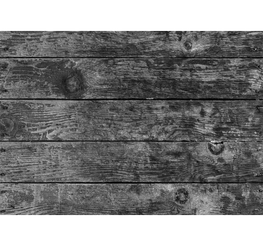 Fototapeta kamienie w rustykalne drewniane panele - TenStickers