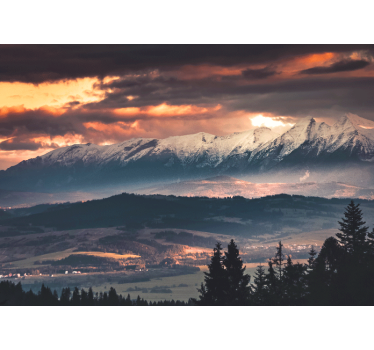 Fototapeta tatry złota góra polska - TenStickers
