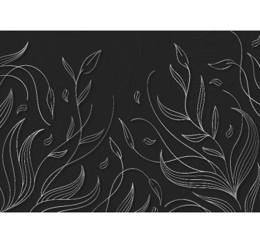 Fototapeta natura eleganckie wzory liści - TenStickers