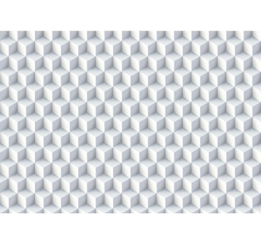 Tapeta na ścianę Wiele białych kostek - TenStickers