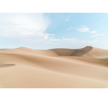 Fototapeta pustynia spokojne wydmy sand dunes - TenStickers