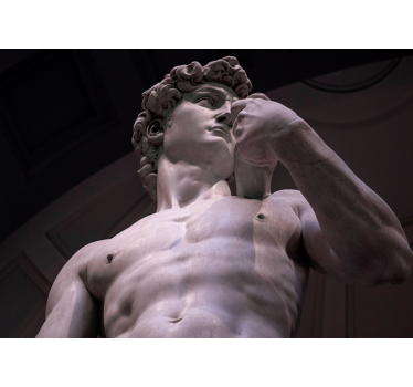 Fototapeta sztuka klasyczna figura marmurowa michelangelo - TenStickers