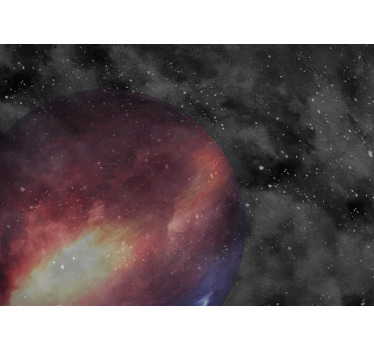 Fototapeta kosmos fioletowa sfera niebieska - TenStickers