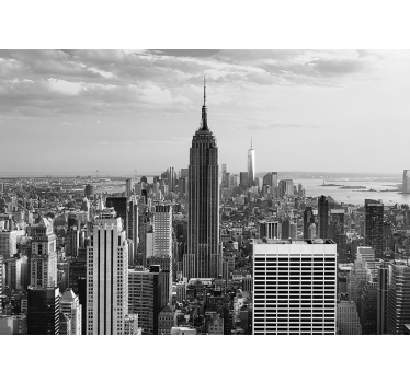 Fototapeta nowy jork krajobraz miejski empire state - TenStickers