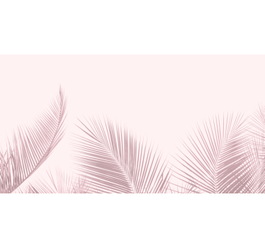 Fototapeta w drzewa z sylwetkami palm - TenStickers