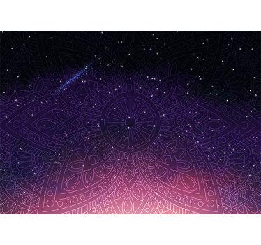 Fototapeta zen Artystyczna mandala neonowa - TenStickers