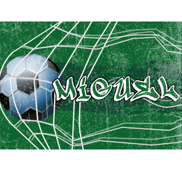 Fototapeta do pokoju młodzieżowego bramka grafitti z imieniem - TenStickers